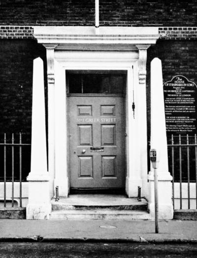 1 Greek Street, the House of St. Barnabas-in-Soho b.jpg. Click on the picture to enlarge